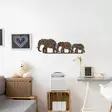 Väggdekor Metall Wallity Rusty Elephant Antiquation Metall 15x50 cm - Dekorationer, prydnadsföremål - 8684282644729 - 4
