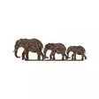 Väggdekor Metall Wallity Rusty Elephant Antiquation Metall 15x50 cm - Dekorationer, prydnadsföremål - 8684282644729 - 1