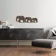 Väggdekor Metall Wallity Rusty Elephant Antiquation Metall 15x50 cm - Dekorationer, prydnadsföremål - 8684282644729 - 5