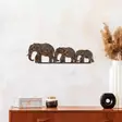 Väggdekor Metall Wallity Rusty Elephant Antiquation Metall 15x50 cm - Dekorationer, prydnadsföremål - 8684282644729 - 3