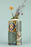 Dekorativ Kruka Aberto Design YL692 Flerfärgad Keramik 13,5x23,5 cm - Hängande blomkrukor och vaser - 8684283435609 - 2