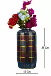 Dekorativ Kruka Aberto Design BK054 Flerfärgad Keramik 15x35 cm - Hängande blomkrukor och vaser - 8684283781669 - 1