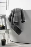Handduk Mijölnir Mörkgrå 80% Bomull 20% Bambu 50x90 cm - Handdukar - 8681875946079 - 2