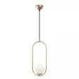 Taklampa Opviq Mudon? Guld Metall 15 x 66-146 cm - Tak- och vägglampor - 8684283356379 - 1