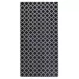 Gångmatta (100 x 300), svart/vit, 100 x 300 cm, tålig, antibakteriell, maskintvättbar - Små mattor och gångmattor - 8682870124929 - 1