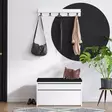 Skoskåp Hanah Home Dory Vit Svart Spånskiva 80x42x35 cm - Skoskåp - 8683743536979 - 2