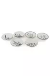 Skål Set Hermia Vit Grön Lila Svart Keramik 6 Delar - Serveringsfat - 8683743758319 - 1
