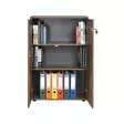 Bokhylla Hanah Home Rkt332Oo1 Valnöt Spånskiva 72x109x34 cm - Bokhyllor - 8684282333609 - 6