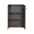 Bokhylla Hanah Home Rkt332Oo1 Valnöt Spånskiva 72x109x34 cm - Bokhyllor - 8684282333609 - 8