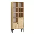Bokhylla Hanah Home Castor Safir Ek Spånskiva 60x175x30 cm - Bokhyllor - 8683342978729 - 1