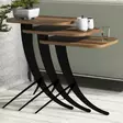 Nestingbord Hanah Home Pion Valnöt Spånskiva 35x45x60 cm - Bord - 8681875413229 - 2