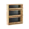 Hylla Aberto Design Big Three Layer Natural Trä 48x34x8 cm - Vägghyllor - 8684282607779 - 3