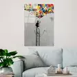 Glastavla Wallity Flerfärgad Glas 70x100 cm - Tavlor och ramar - 8684282137849 - 4