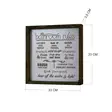 Inramad MDF-tavla Wallity Brun Vit MDF 34x34 cm - Tavlor och ramar - 8681875038699 - 1