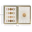 Inramad MDF-tavla Wallity Brun Mink Vit MDF 38x53 cm 2 Delar - Tavlor och ramar - 8683743825059 - 1