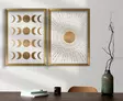 Inramad MDF-tavla Wallity Brun Mink Vit MDF 38x53 cm 2 Delar - Tavlor och ramar - 8683743825059 - 2