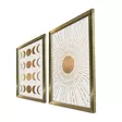 Inramad MDF-tavla Wallity Brun Mink Vit MDF 38x53 cm 2 Delar - Tavlor och ramar - 8683743825059 - 3
