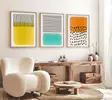 Inramad MDF-tavla Wallxpert Flerfärgad MDF 50x70 cm 3 Delar - Tavlor och ramar - 8684282338499 - 2