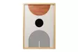 Inramad MDF-tavla Wallxpert Flerfärgad MDF 50x70 cm 3 Delar - Tavlor och ramar - 8684282340249 - 5
