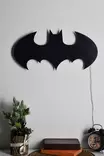Dekorativ Led Väggdekor Wallxpert Batman Blå MDF 50x25 cm - Tavlor och ramar - 8682870904019 - 2