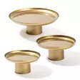 Metalldekoration Aberto Design N?s?ros B Guld Metall 25,5x9 cm 20,5x9 cm 18,5x8,5 cm - Dekorationer, prydnadsföremål - 8684282243489 - 1