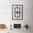 Väggklocka Metall Wallity November XL Svart Metall 70x49 cm - Väggklockor - 8681875050189 - 4