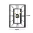 Väggklocka Metall Wallity November XL Svart Metall 70x49 cm - Väggklockor - 8681875050189 - 6