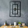 Väggklocka Metall Wallity November XL Svart Metall 70x49 cm - Väggklockor - 8681875050189 - 2