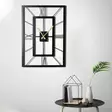 Väggklocka Metall Wallity November XL Svart Metall 70x49 cm - Väggklockor - 8681875050189 - 3