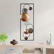Dekorativ väggdekoration i metall, flerfärgad, 32 cm x 90 cm x 4 cm, handgjord, unik - Dekorationer, prydnadsföremål - 8683743851409 - 3