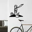Väggdekor Metall Wallity The Little Prince Svart Metall 58x54 cm - Dekorationer, prydnadsföremål - 8684282140719 - 2