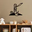 Väggdekor Metall Wallity The Little Prince Svart Metall 58x54 cm - Dekorationer, prydnadsföremål - 8684282140719 - 3