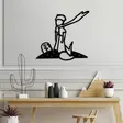 Väggdekor Metall Wallity The Little Prince Svart Metall 58x54 cm - Dekorationer, prydnadsföremål - 8684282140719 - 4