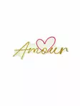 Led Väggdekor Wallity Amour Rosa Gul Plast 25,5x59 cm - Ljussmycken och ljusfigurer - 8684283983469 - 7