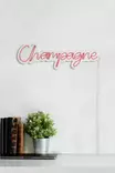 Dekorativ Led Väggbelysning Wallity Champagne Rosa Plast 60x18 cm - Ljussmycken och ljusfigurer - 8682870655539 - 6