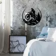 Väggdekor Metall Wallity Enduro Svart Metall 46x49 cm - Dekorationer, prydnadsföremål - 8684282474289 - 4