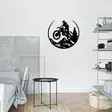 Väggdekor Metall Wallity Enduro Svart Metall 46x49 cm - Dekorationer, prydnadsföremål - 8684282474289 - 5