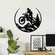 Väggdekor Metall Wallity Enduro Svart Metall 46x49 cm - Dekorationer, prydnadsföremål - 8684282474289 - 3