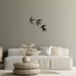 Väggdekor Metall Wallity Swallows Svart Metall 21x27 cm 22x22 cm 20x25 cm 3 Delar - Dekorationer, prydnadsföremål - 8683342941099 - 2