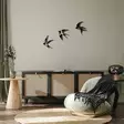 Väggdekor Metall Wallity Swallows Svart Metall 21x27 cm 22x22 cm 20x25 cm 3 Delar - Dekorationer, prydnadsföremål - 8683342941099 - 4