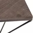 Vägghylla Hanah Home Wr044 Valnöt Svart Massiv Gran Metall 45x34x13 cm - Vägghyllor - 8681875990089 - 4