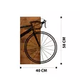 Väggdekor Trä Wallity Svart Valnöt Metall Trä 45x58 cm - Dekorationer, prydnadsföremål - 8682870854659 - 7