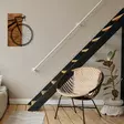 Väggdekor Trä Wallity Svart Valnöt Metall Trä 45x58 cm - Dekorationer, prydnadsföremål - 8682870854659 - 3