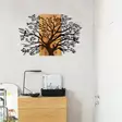 Väggdekor Trä Wallity Svart Valnöt Metall Trä 85x58 cm - Dekorationer, prydnadsföremål - 8682870971929 - 3