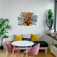 Väggdekor Trä Wallity Svart Valnöt Metall Trä 85x58 cm - Dekorationer, prydnadsföremål - 8682870971929 - 5