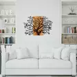 Väggdekor Trä Wallity Svart Valnöt Metall Trä 85x58 cm - Dekorationer, prydnadsföremål - 8682870971929 - 2