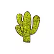 Väggdekor Trä Wallity Cactus Grön Vit MDF 34x1,6x45 cm - Dekorationer, prydnadsföremål - 8683342206709 - 1