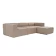 Hörnsoffa Atelier del Sofa Fora Brun Linne 297x190x66 cm - Soffor - 8683742689539 - 1