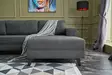 Hörnbäddsoffa Atelier del Sofa Efsun Antracit Polyester Linne 300x202x78 cm - Soffor - 8682870658899 - 6