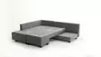 Hörnbäddsoffa Atelier del Sofa Manama Grå Polyester 280x206x85 cm - Soffor - 8681875114249 - 9